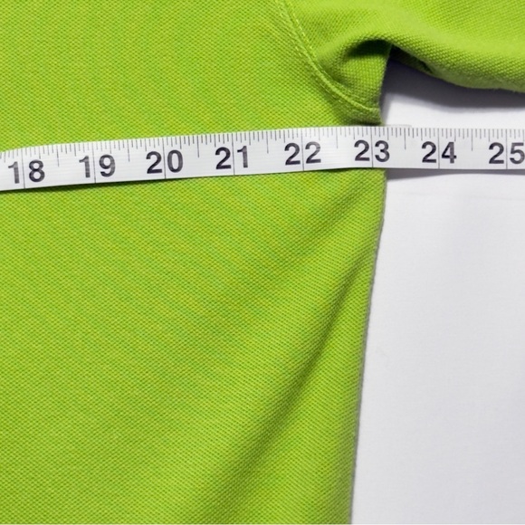 Bahama Bay Vibrant Green Size Large Polo Shirt  Excellent - Picture 5 of 6